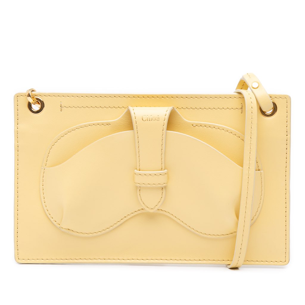 Chloé Leather Harrison Eyeglasses and Phone Pouch Crossbody