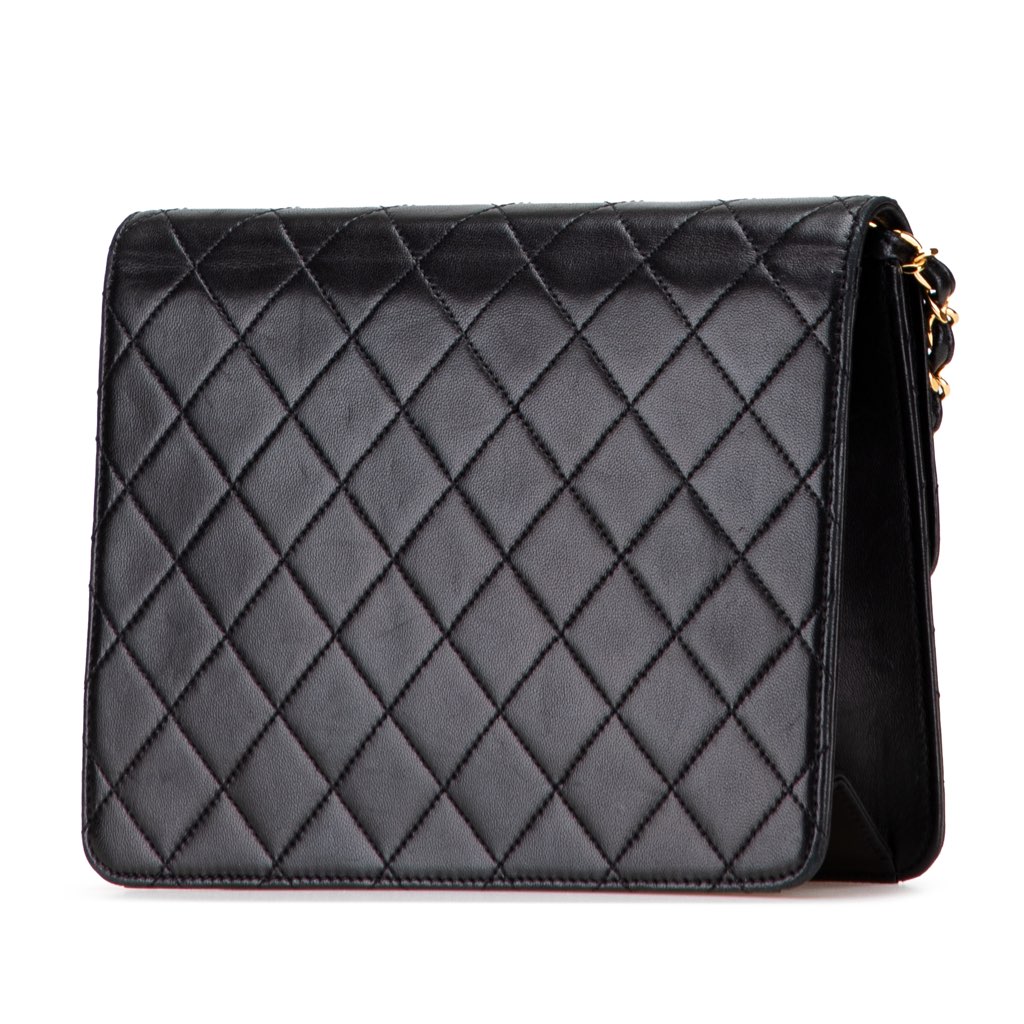 Chanel CC Quilted Lambskin Single Flap - 2