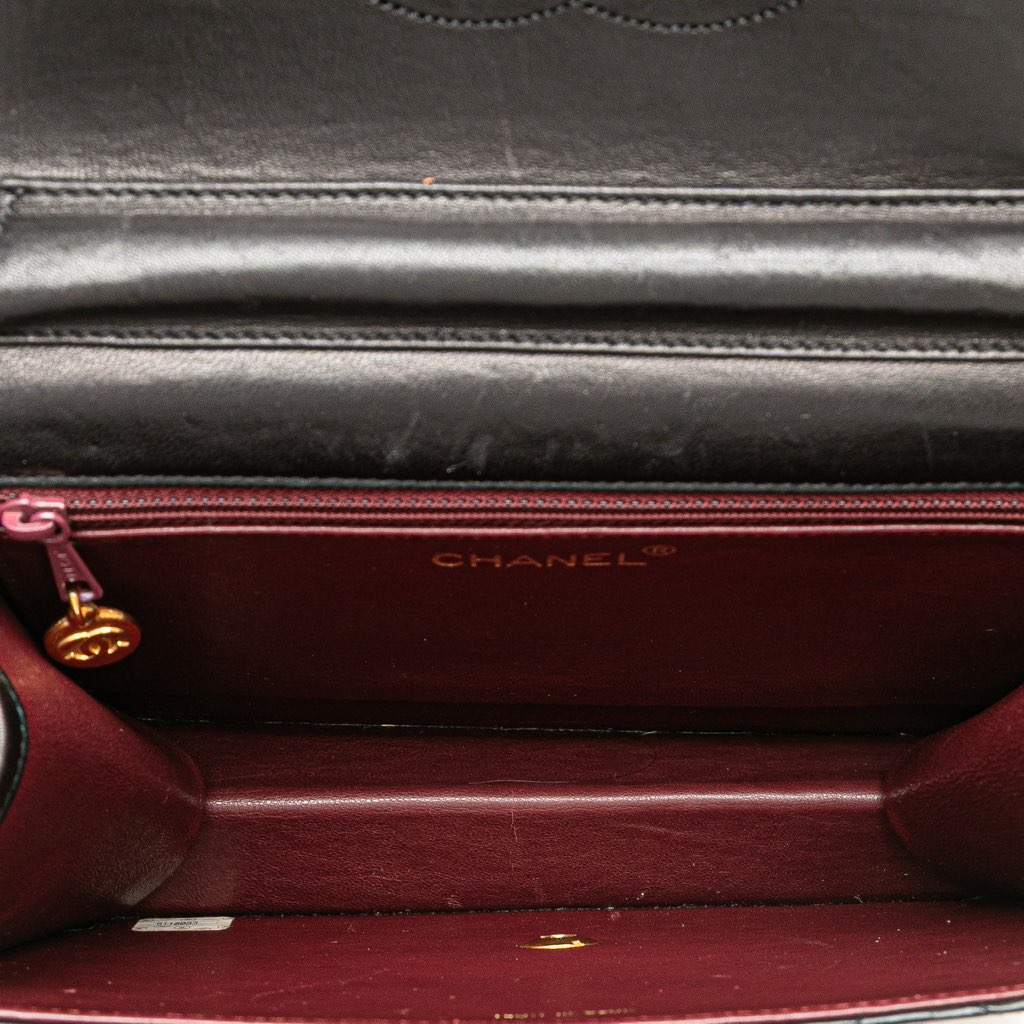 Chanel CC Quilted Lambskin Single Flap - 4