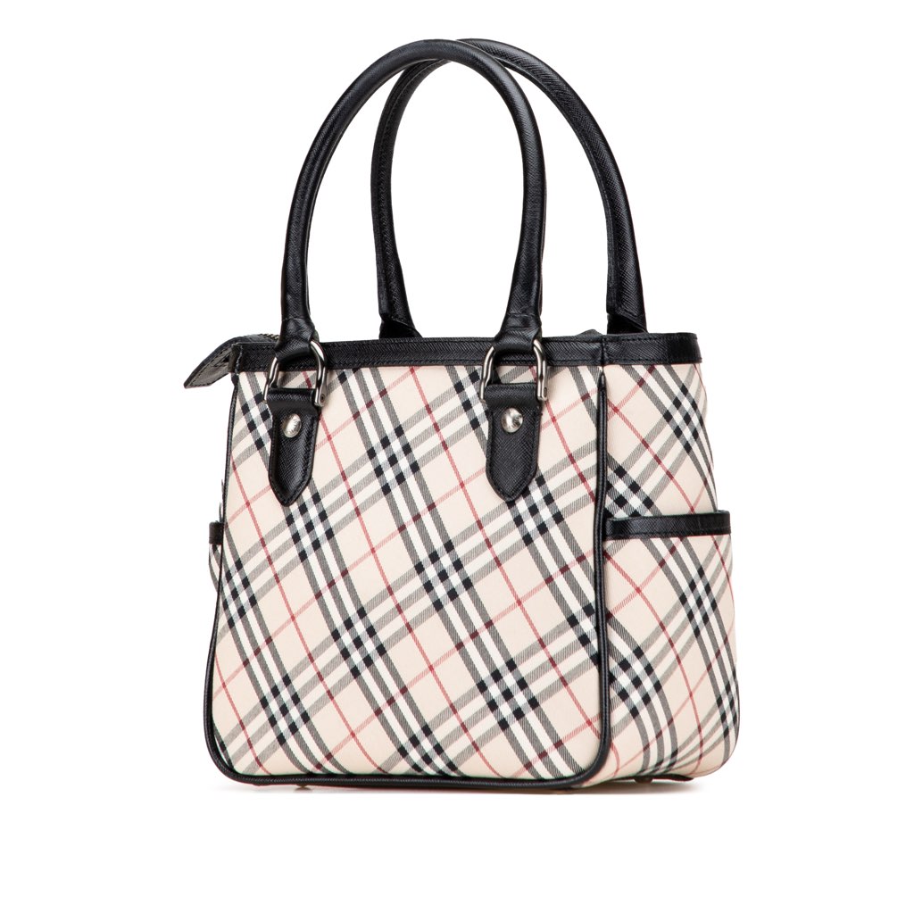 Burberry Nova Check Canvas Handbag - Back view