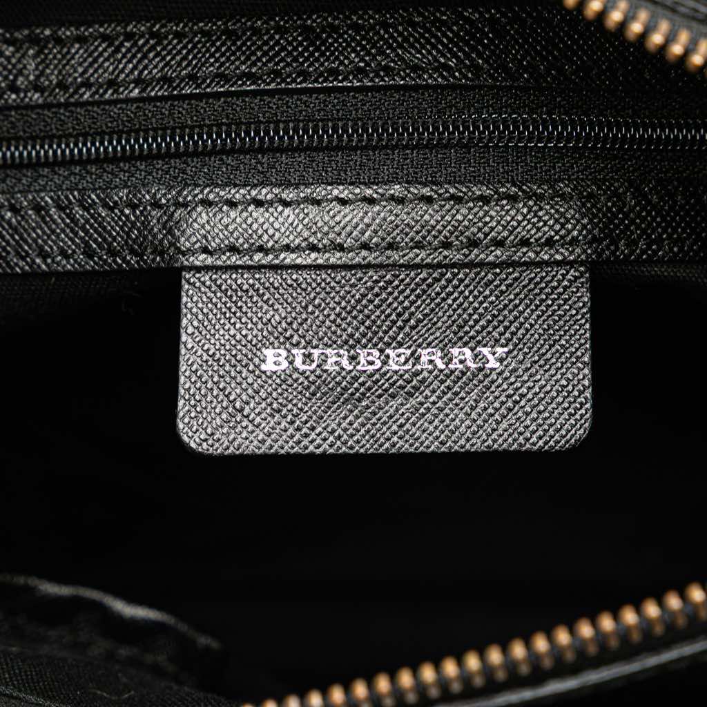 Burberry Nova Check Canvas Handbag - Side view