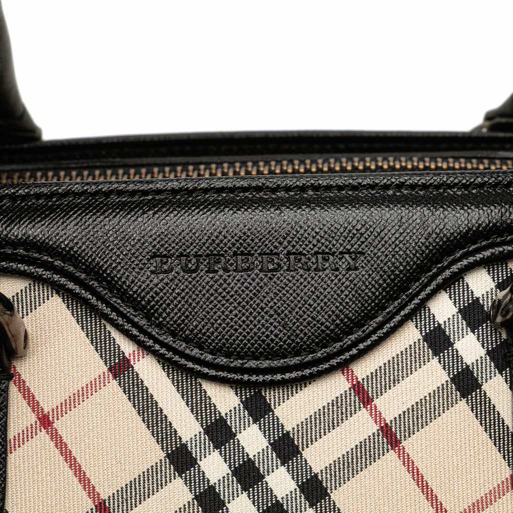 Burberry Nova Check Canvas Handbag - Detail 1