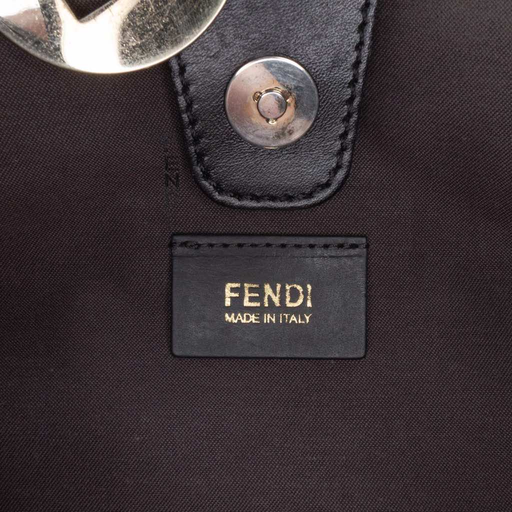 Fendi Zucchino Canvas Shoulder Bag - Detail 1