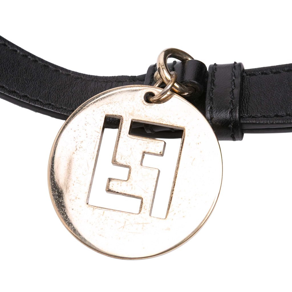 Fendi Zucchino Canvas Shoulder Bag - Image 12