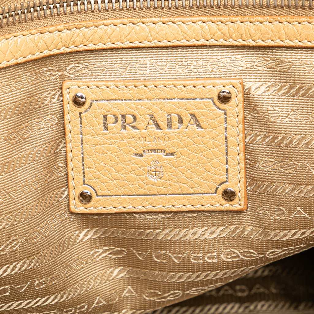 Prada Vitello Daino Open Convertible Tote - Side view