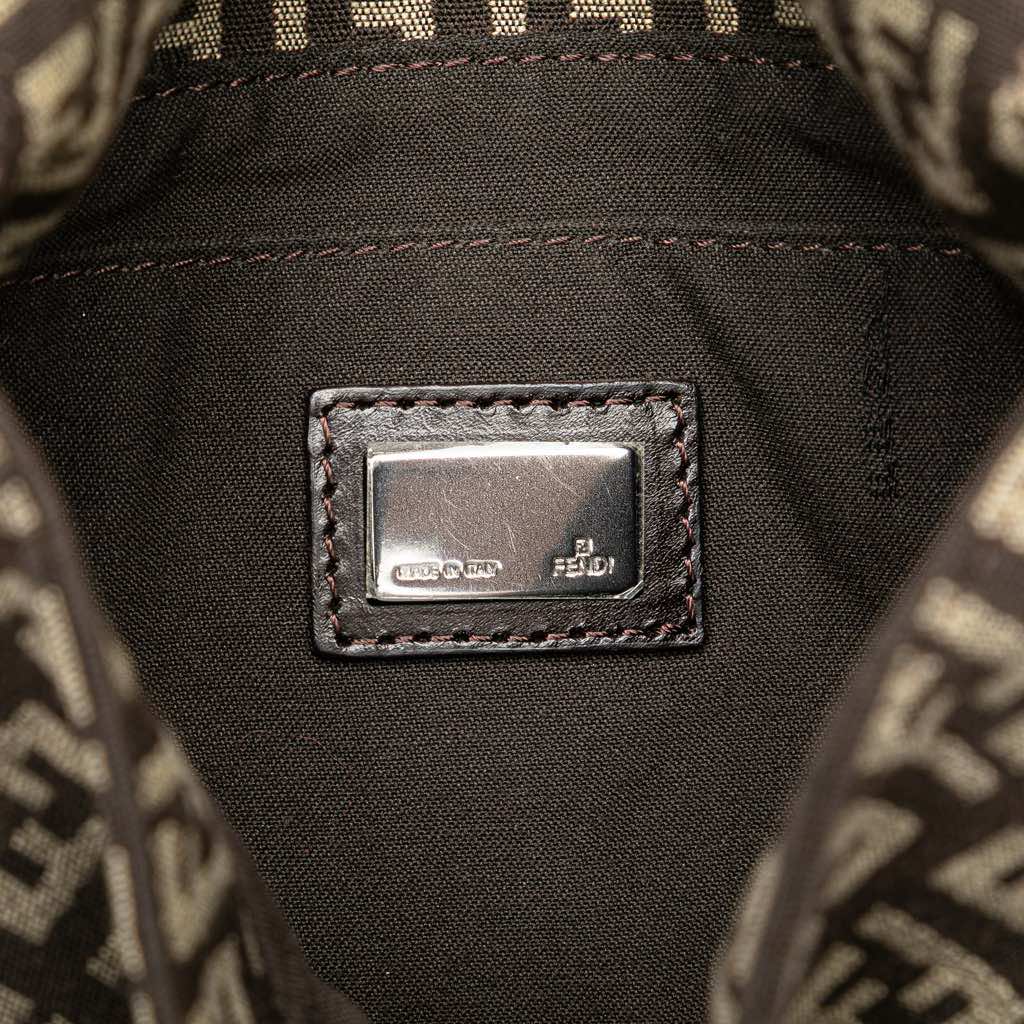 Fendi Zucchino Canvas Crossbody - Side view