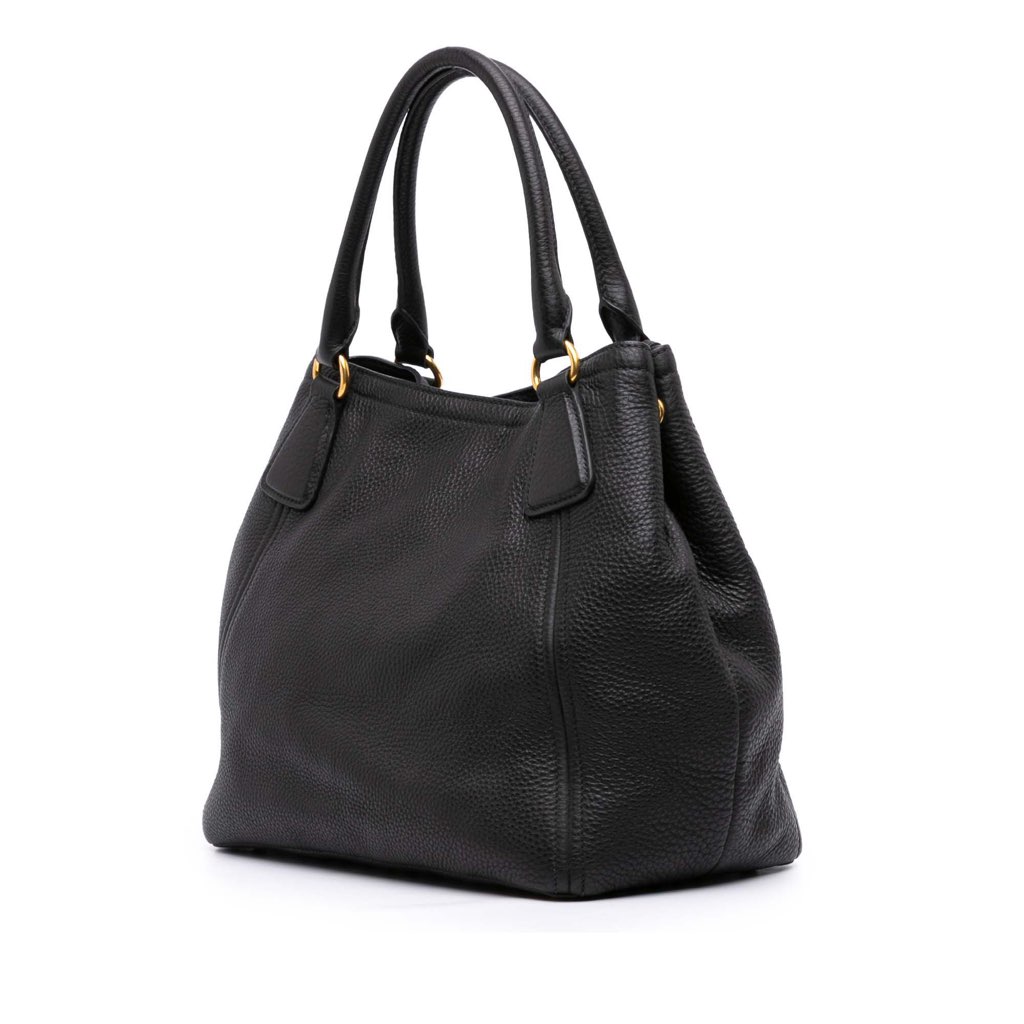 Prada Vitello Daino Open Convertible Tote - 2