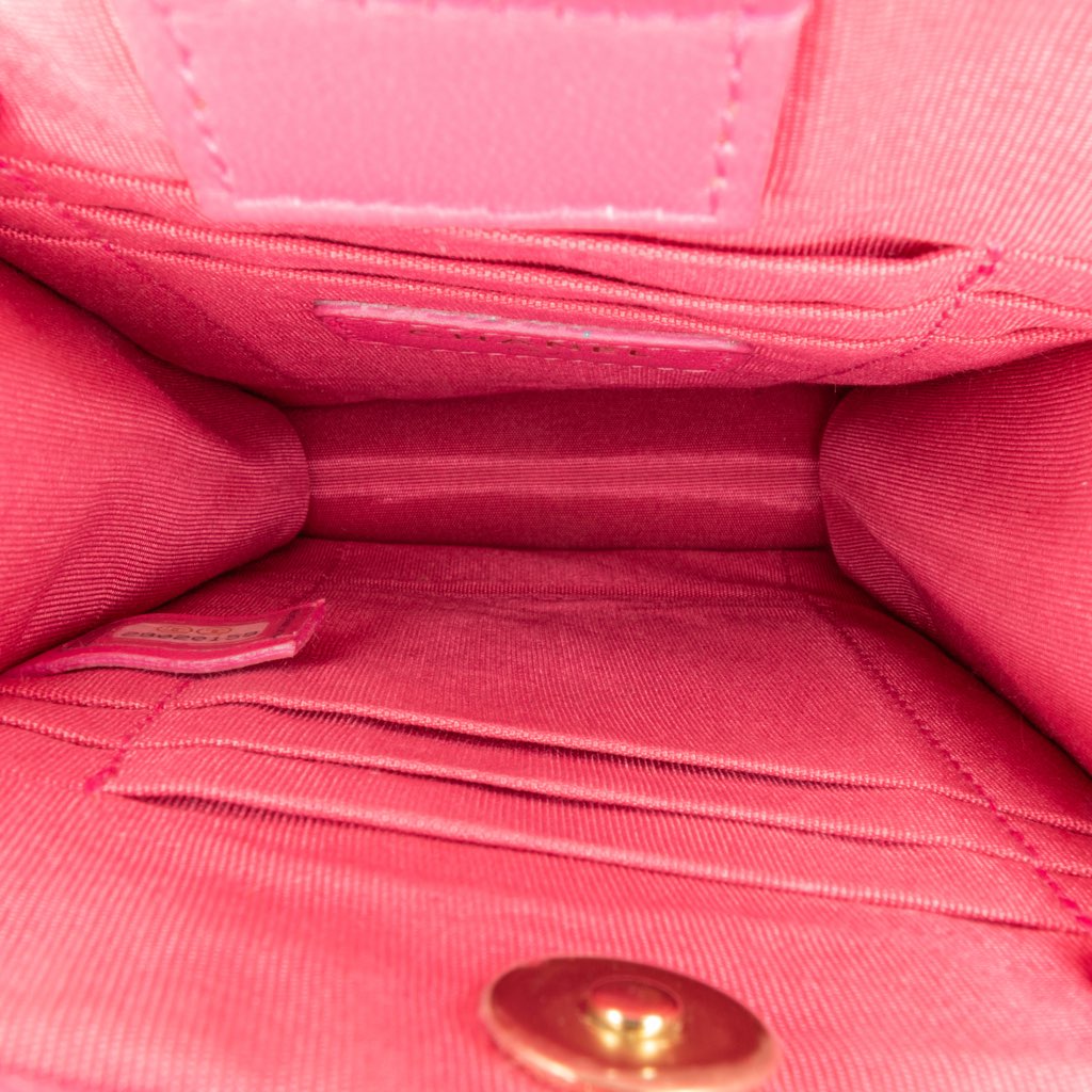 Chanel Tweed and PVC Phone Clutch with Chain - 5