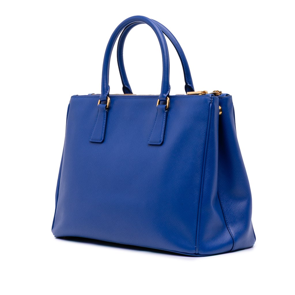 Prada Medium Saffiano Lux Galleria Double Zip Satchel - 2