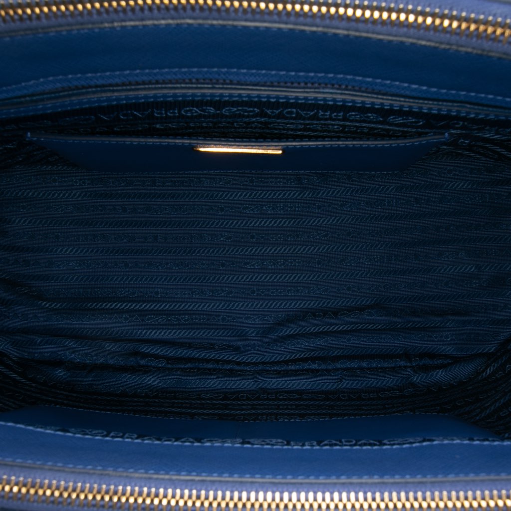 Prada Medium Saffiano Lux Galleria Double Zip Satchel - 4