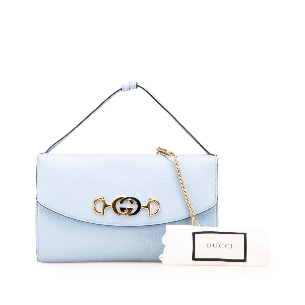 Gucci Small Leather Zumi Satchel - Image 14