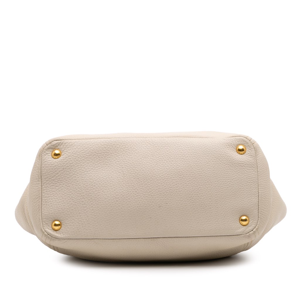 Prada Vitello Daino Side Pocket Convertible Tote - Image 6