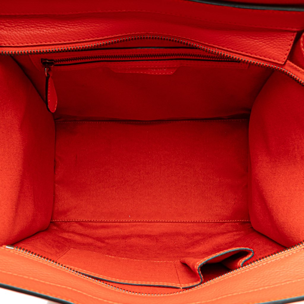 Celine Mini Leather Luggage Tote - 4