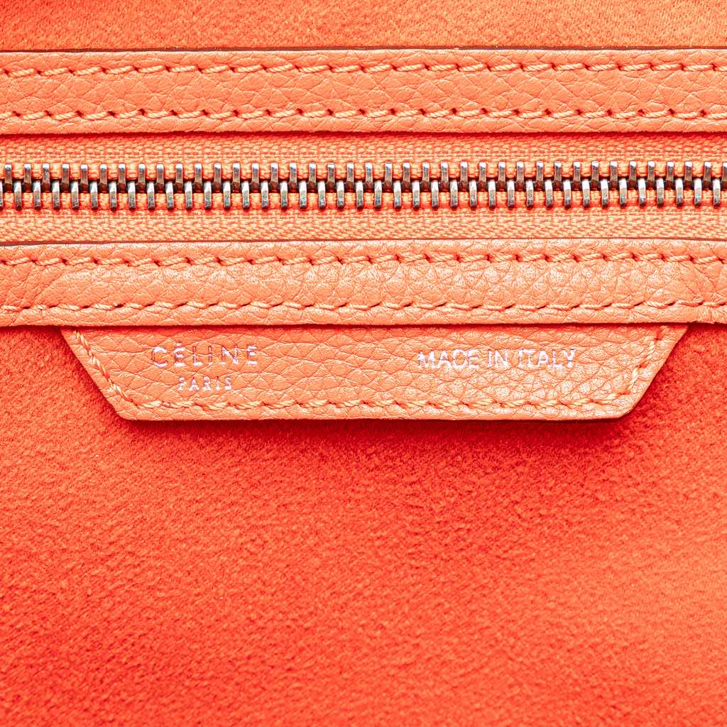 Celine Mini Leather Luggage Tote - 5