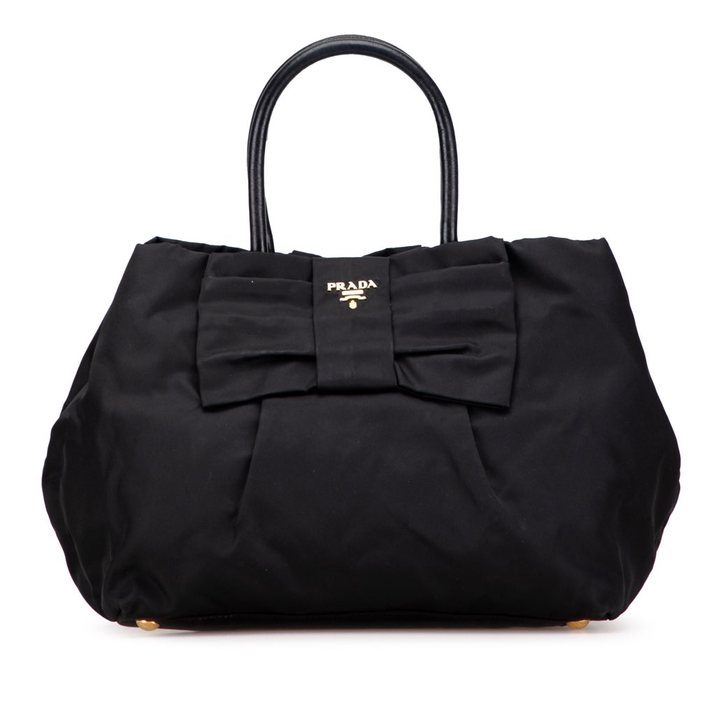 Prada Tessuto Fiocco Bow Handbag