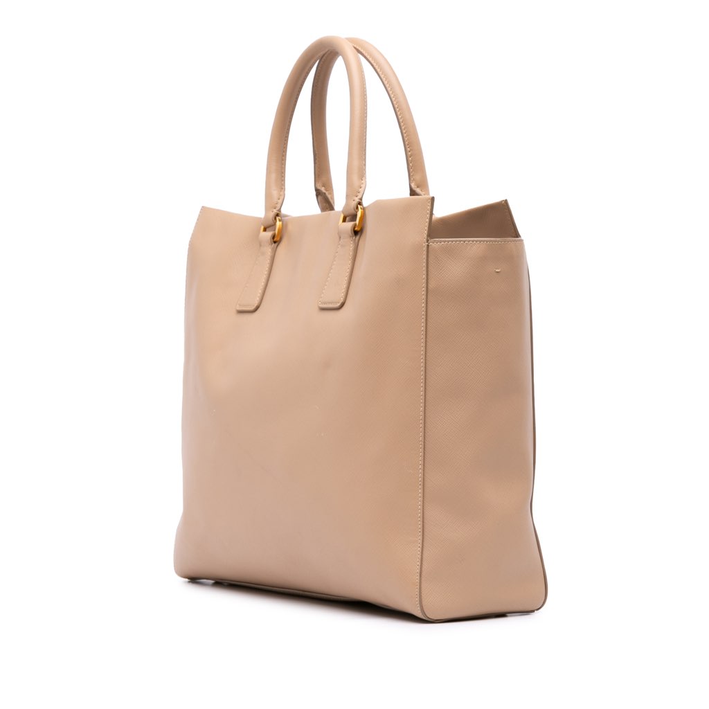 Prada Saffiano Lux Satchel - Back view