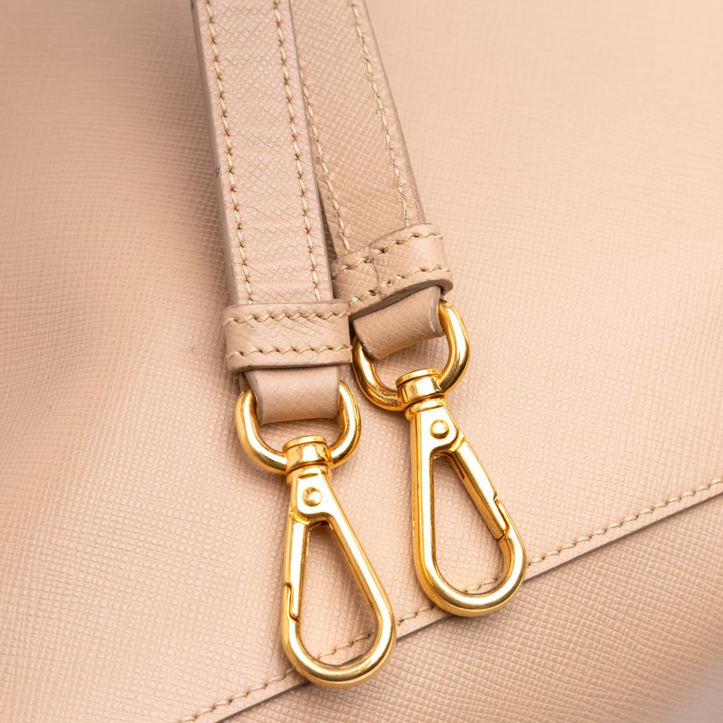 Prada Saffiano Lux Satchel - Image 13