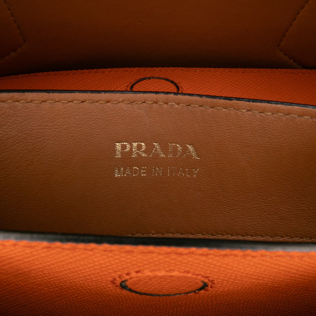 Prada Medium Saffiano Cuir Double Satchel - Side view