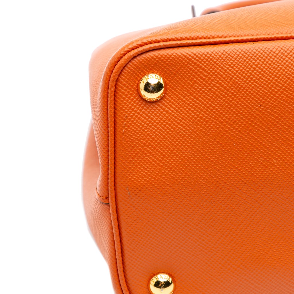 Prada Medium Saffiano Cuir Double Satchel - Image 10
