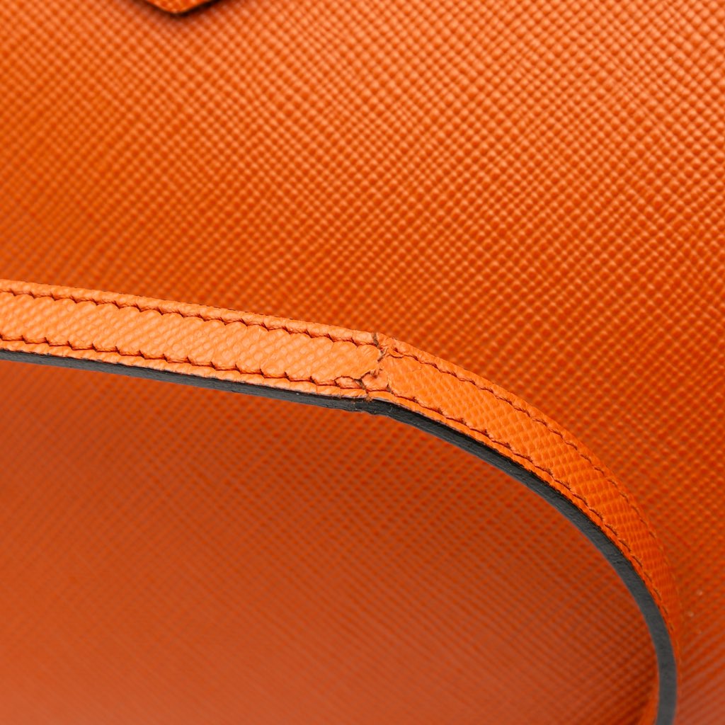 Prada Medium Saffiano Cuir Double Satchel - Image 11