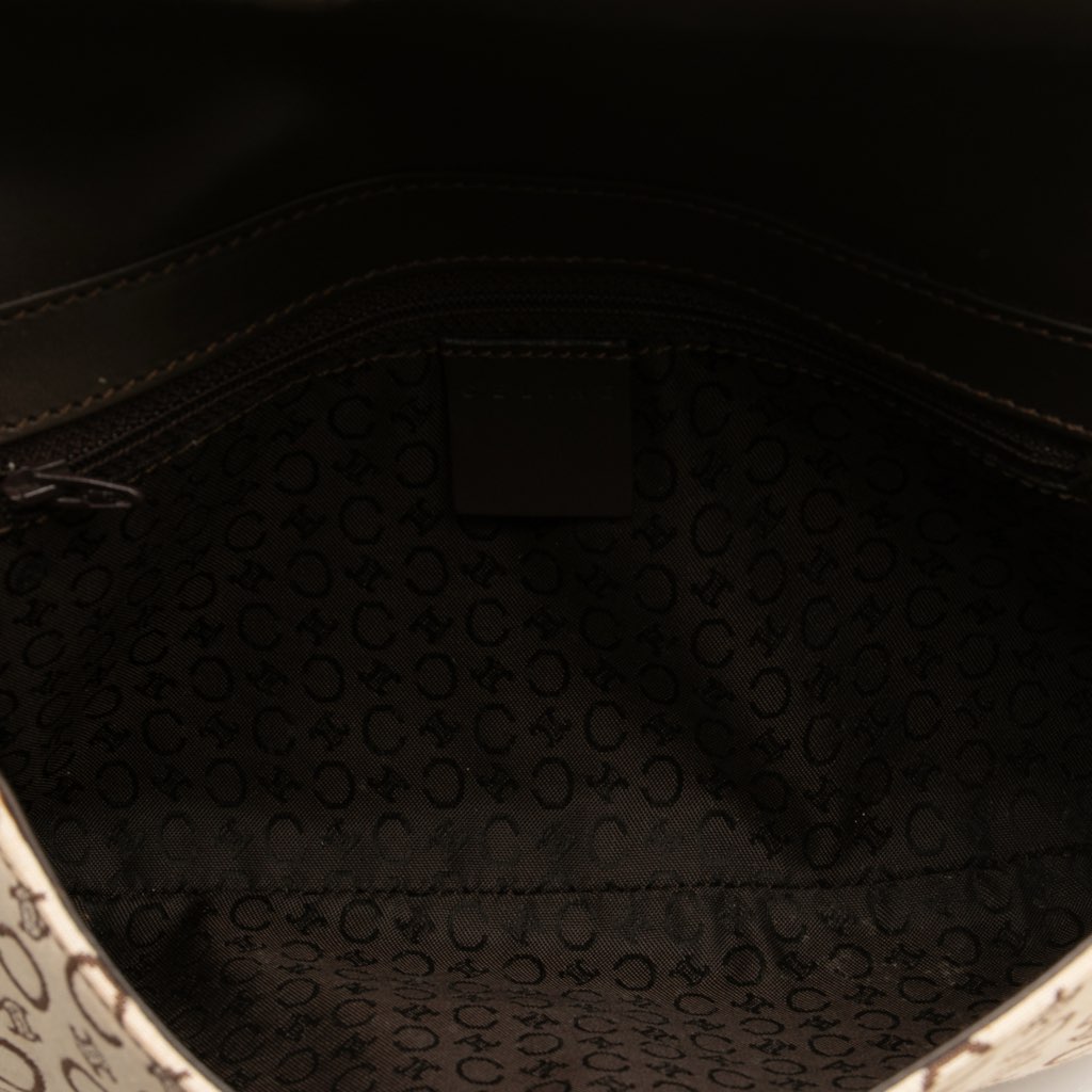 Celine C Macadam Canvas and Leather Shoulder Bag - 4