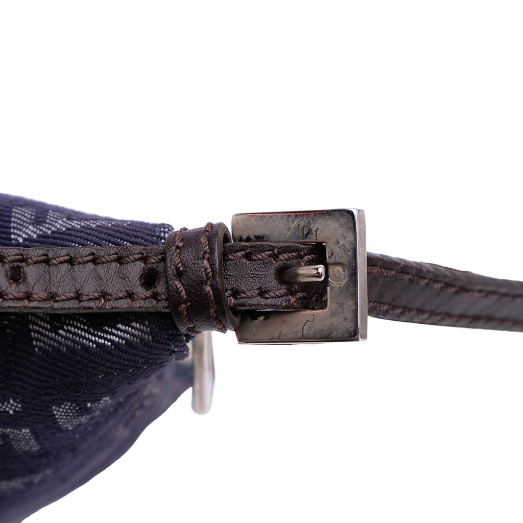 Fendi Zucchino Denim Crossbody - Image 11