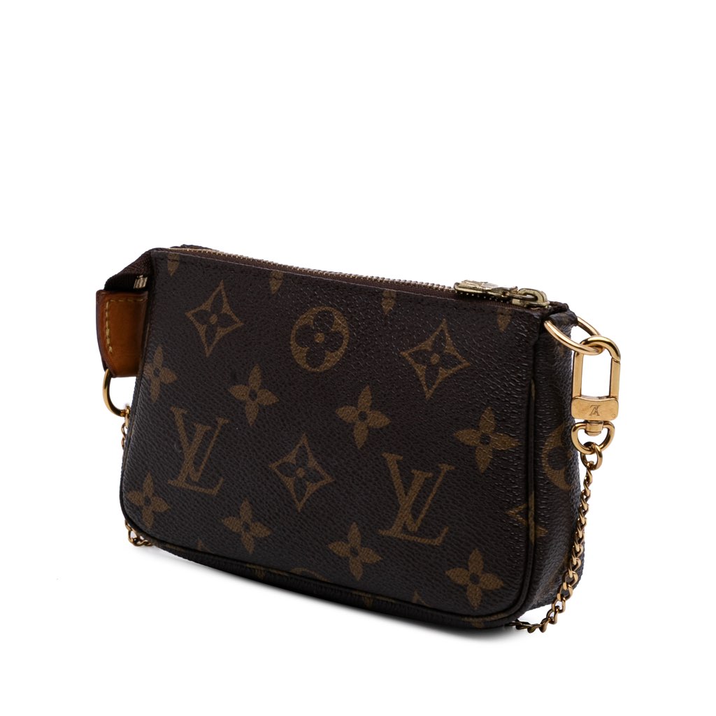 Louis Vuitton Monogram Mini Pochette Accessoires - Back view