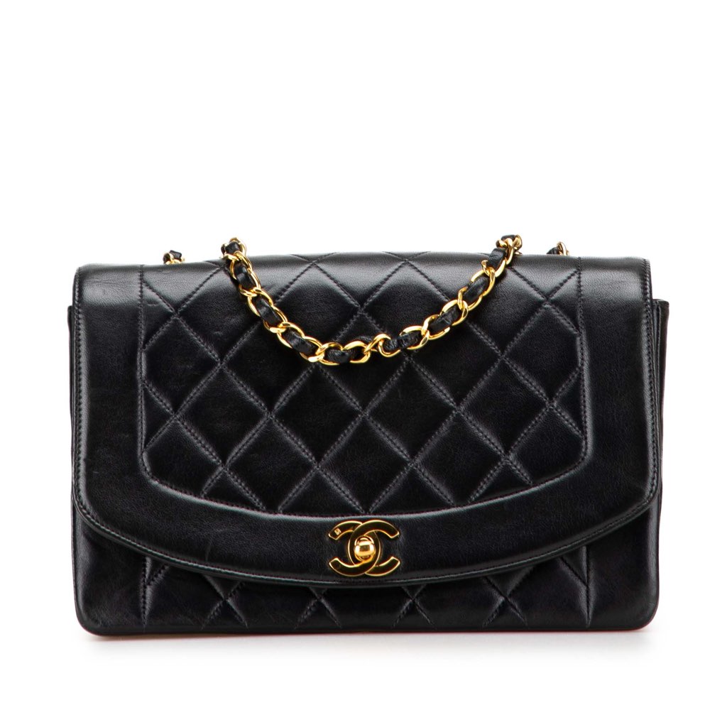 Chanel Medium Lambskin Diana Flap