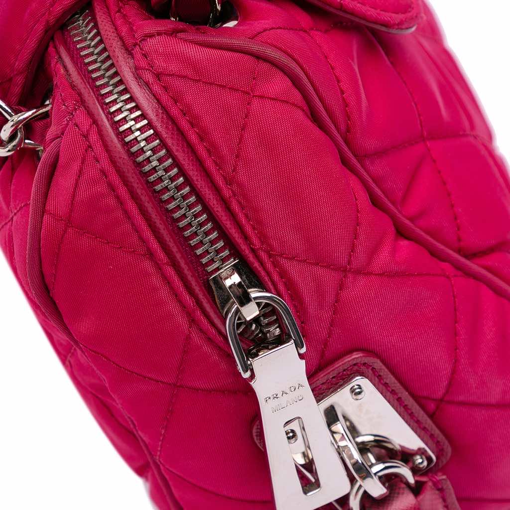 Prada Impuntu Tessuto Chain Crossbody - Image 10