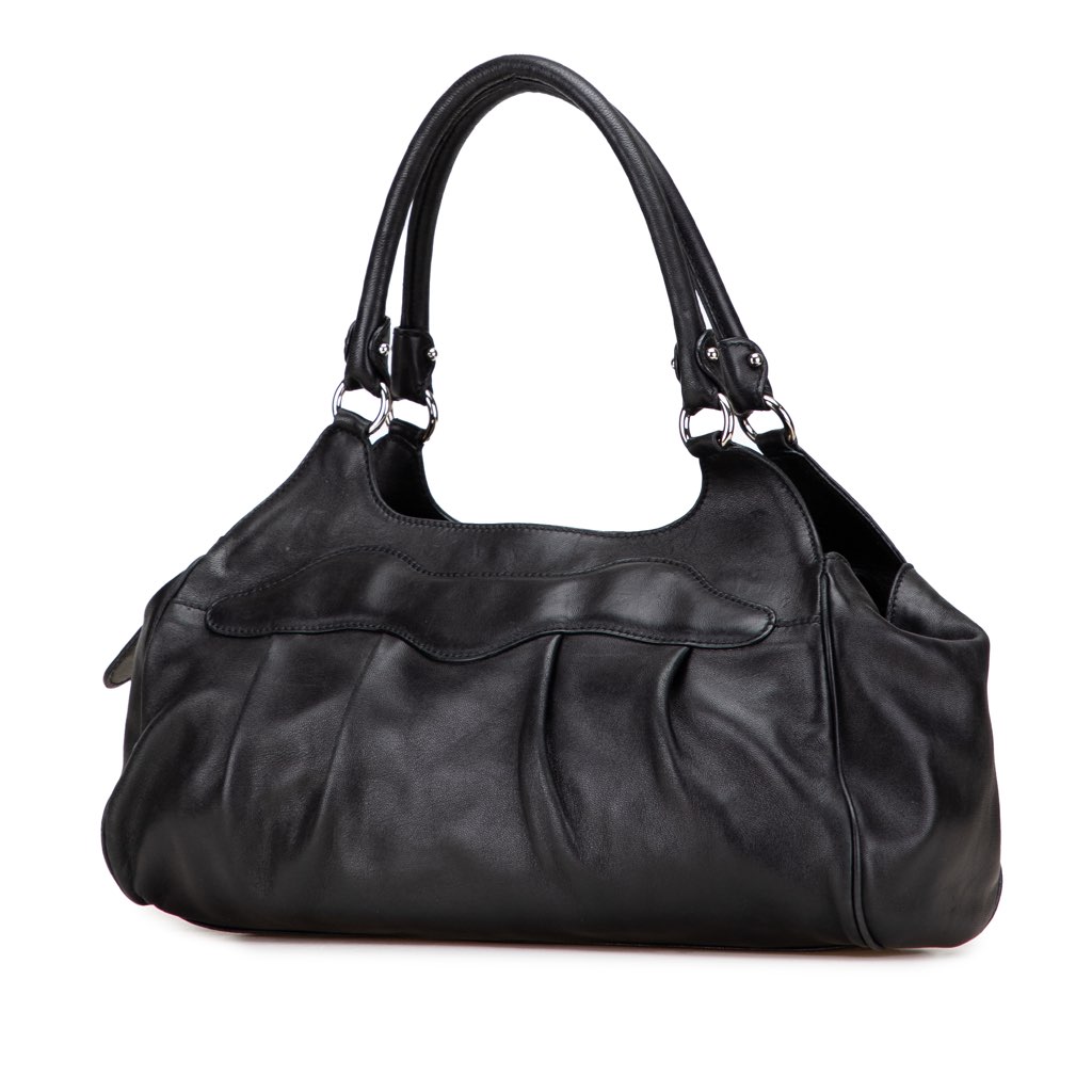 Salvatore Ferragamo Leather Gancini Shoulder Bag - 2