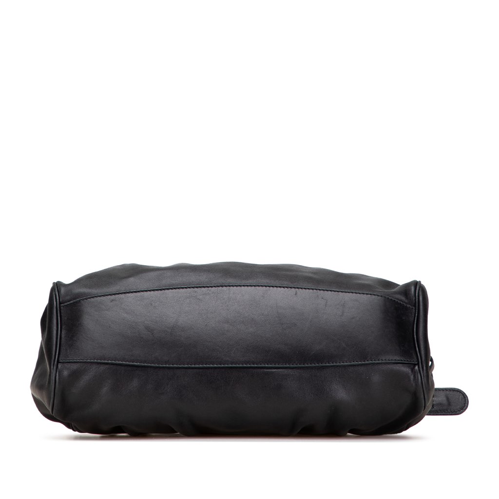 Salvatore Ferragamo Leather Gancini Shoulder Bag - 3