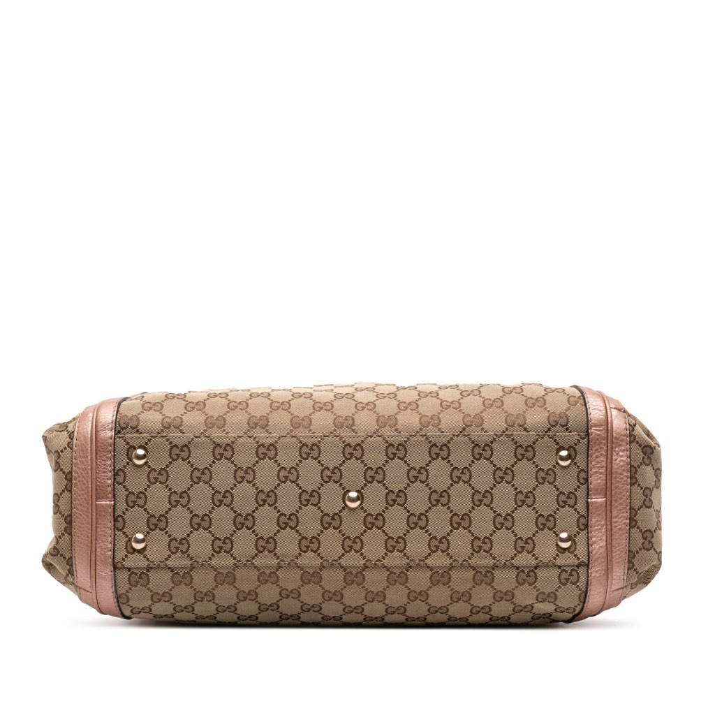 Gucci Large GG Canvas Bella Satchel - 3