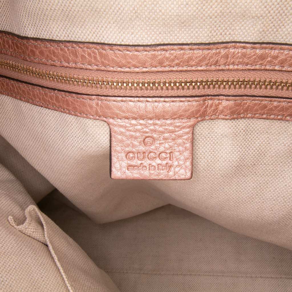 Gucci Large GG Canvas Bella Satchel - 5