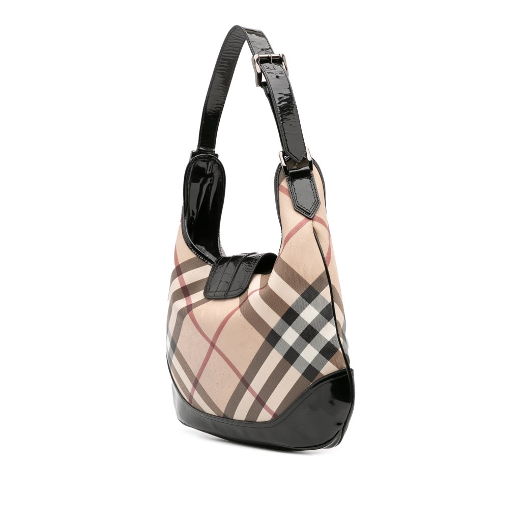 Burberry Supernova Check Coated Canvas Brooke Hobo - 2