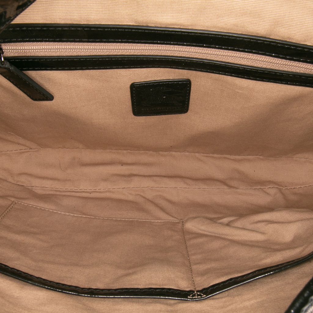 Burberry Supernova Check Coated Canvas Brooke Hobo - 4