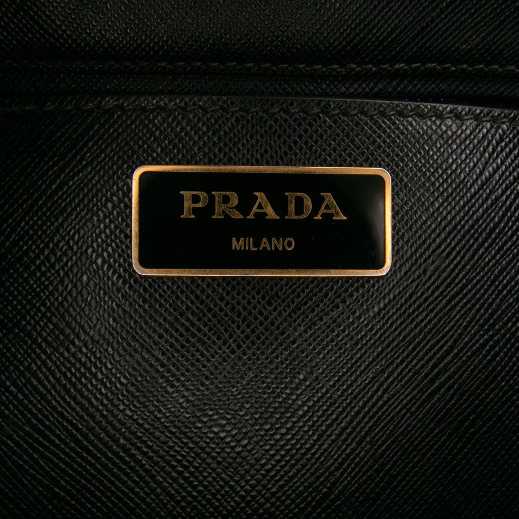 Prada Medium Saffiano Lux Galleria Double Zip Satchel - 5