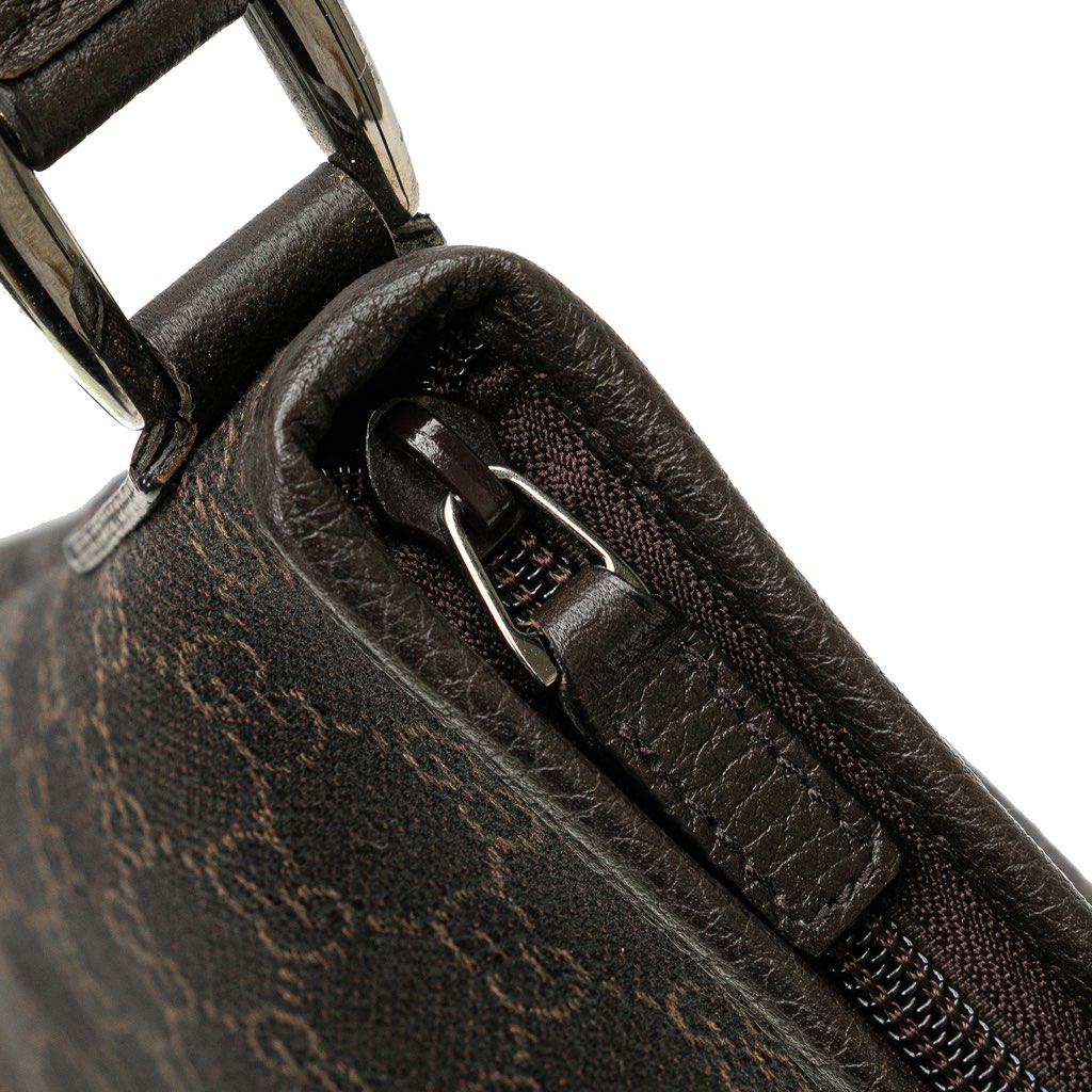 Gucci GG Denim Abbey D Ring Crossbody - Image 10