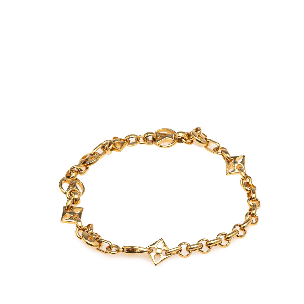 Louis Vuitton Gold Plated Monogram Crazy In Lock Bracelet - 3
