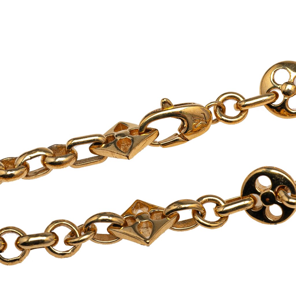 Louis Vuitton Gold Plated Monogram Crazy In Lock Bracelet - 4