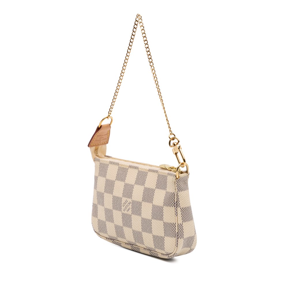 Louis Vuitton Damier Azur Mini Pochette Accessoires - Back view