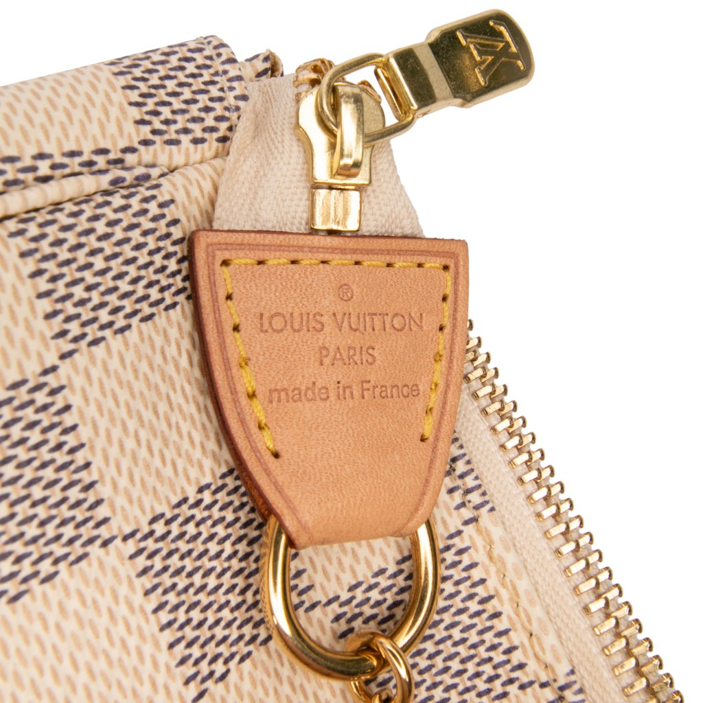 Louis Vuitton Damier Azur Mini Pochette Accessoires - Side view