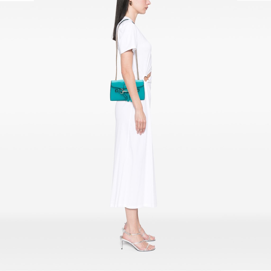 Gucci Small Leather Emily Crossbody - Image 11