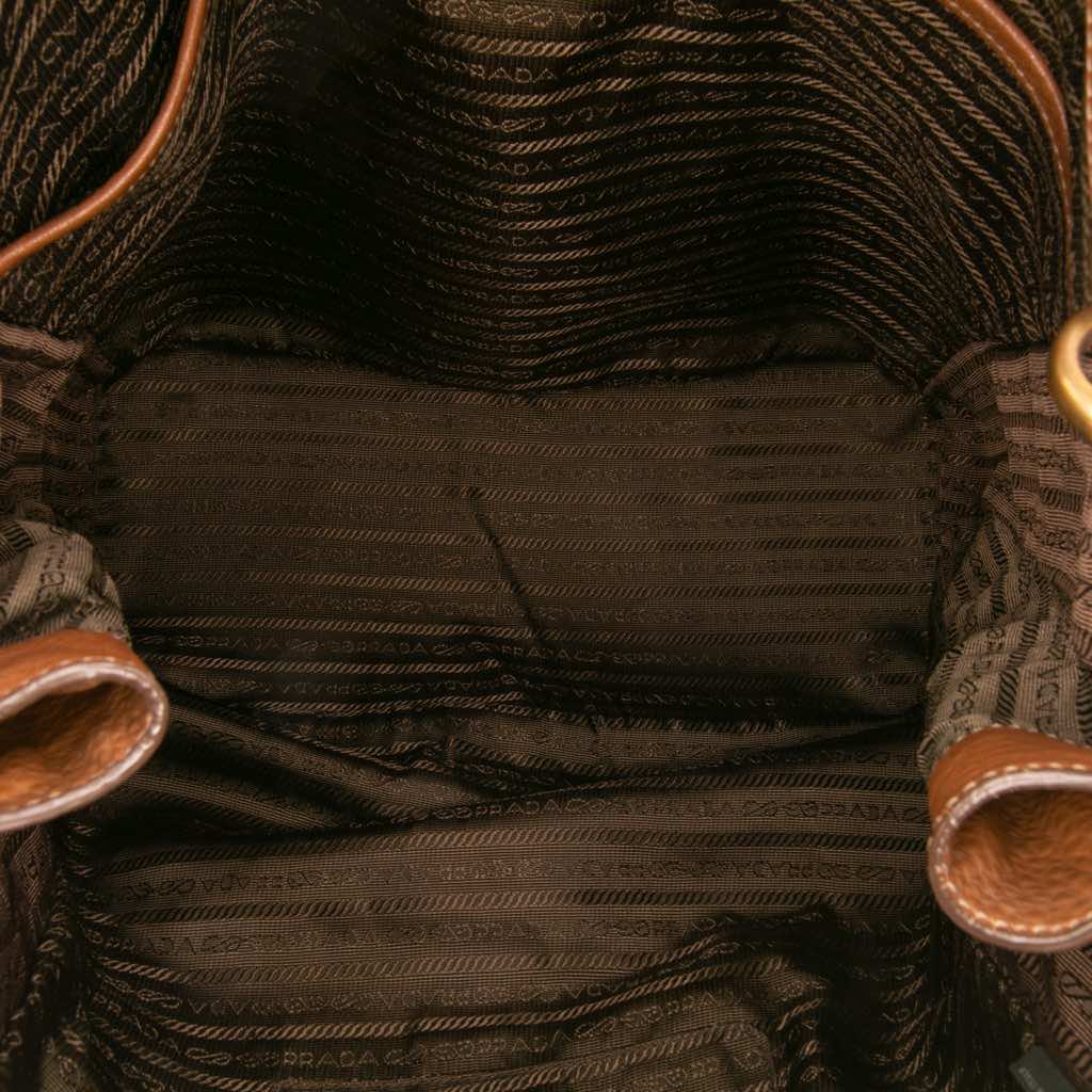 Prada Vitello Daino Open Convertible Tote - 4