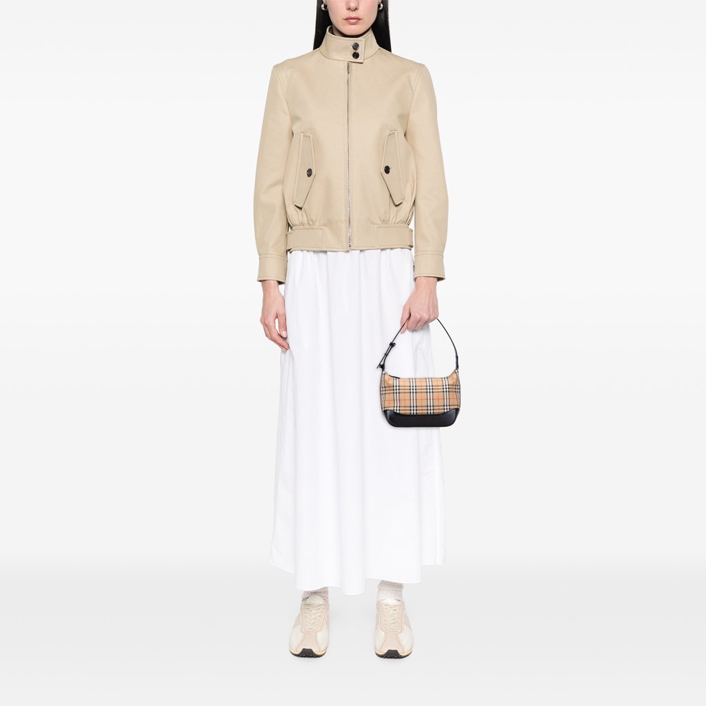 Burberry Haymarket Check Canvas Shoulder Bag - Image 13