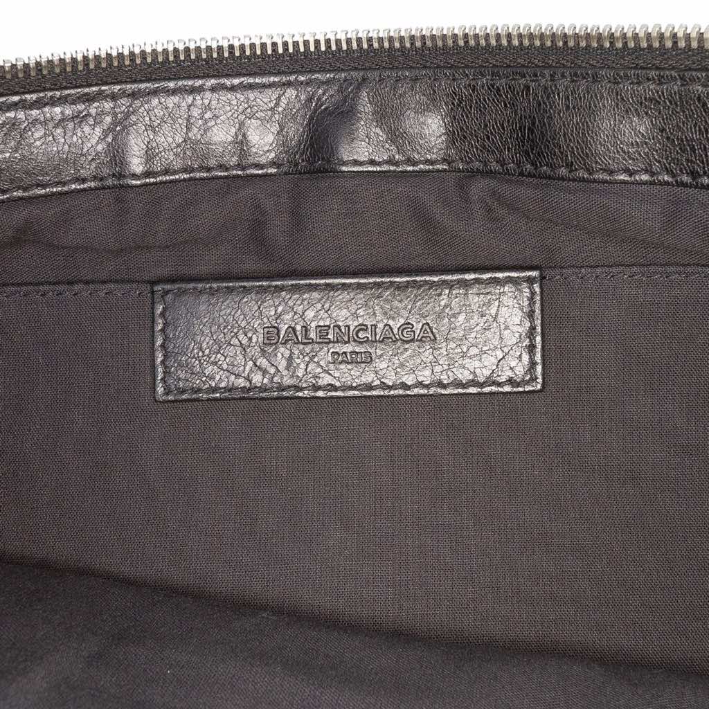 Balenciaga Lambskin Motocross Classic Clip L Clutch - 5