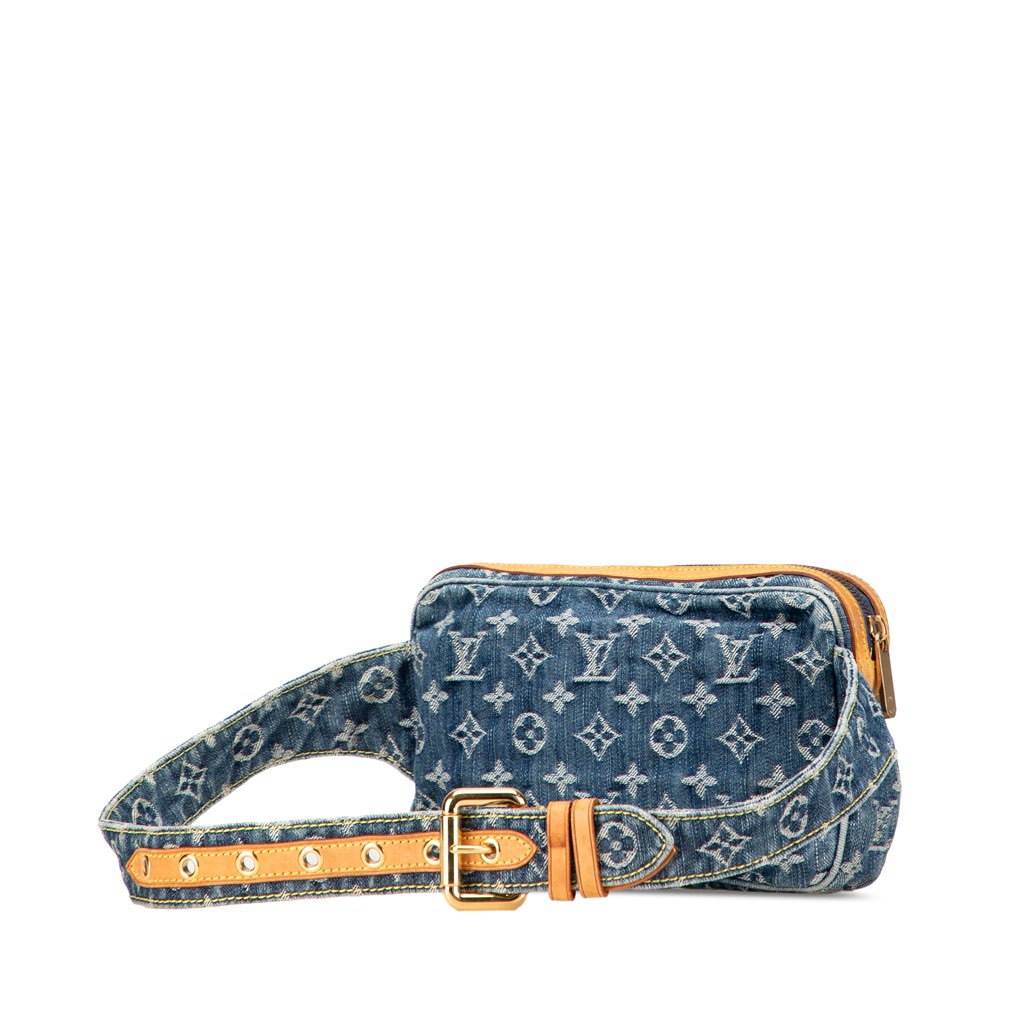 Louis Vuitton Monogram Denim Bum Bag - Back view