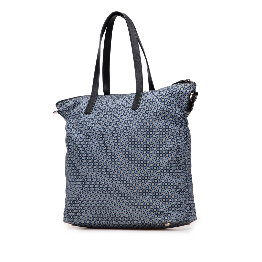 Prada Tessuto Stampato Satchel - Back view