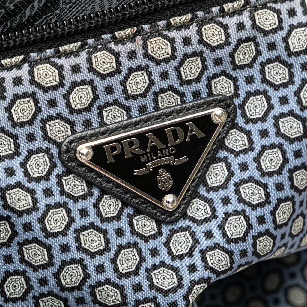 Prada Tessuto Stampato Satchel - Image 11