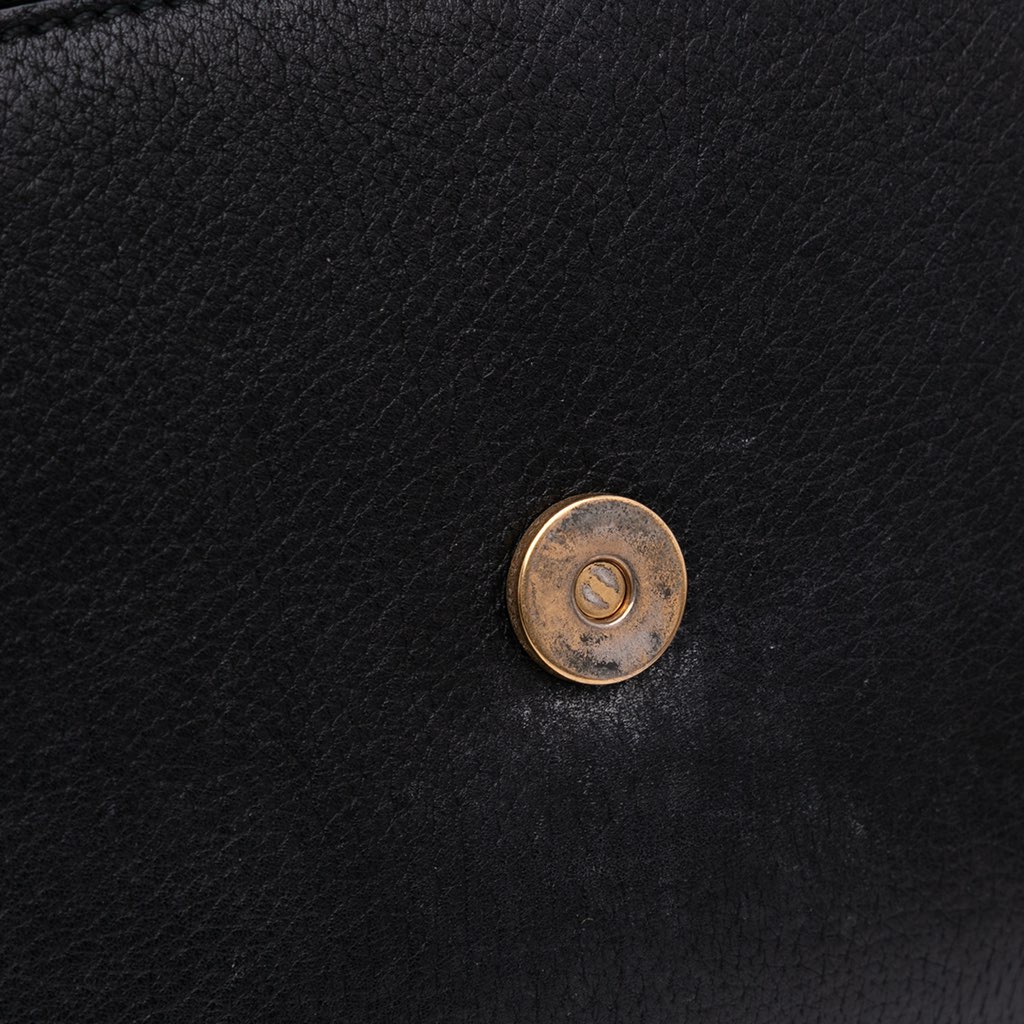 Gucci Small Leather Linea Totem Crystal Butterfly Crossbody - Image 13