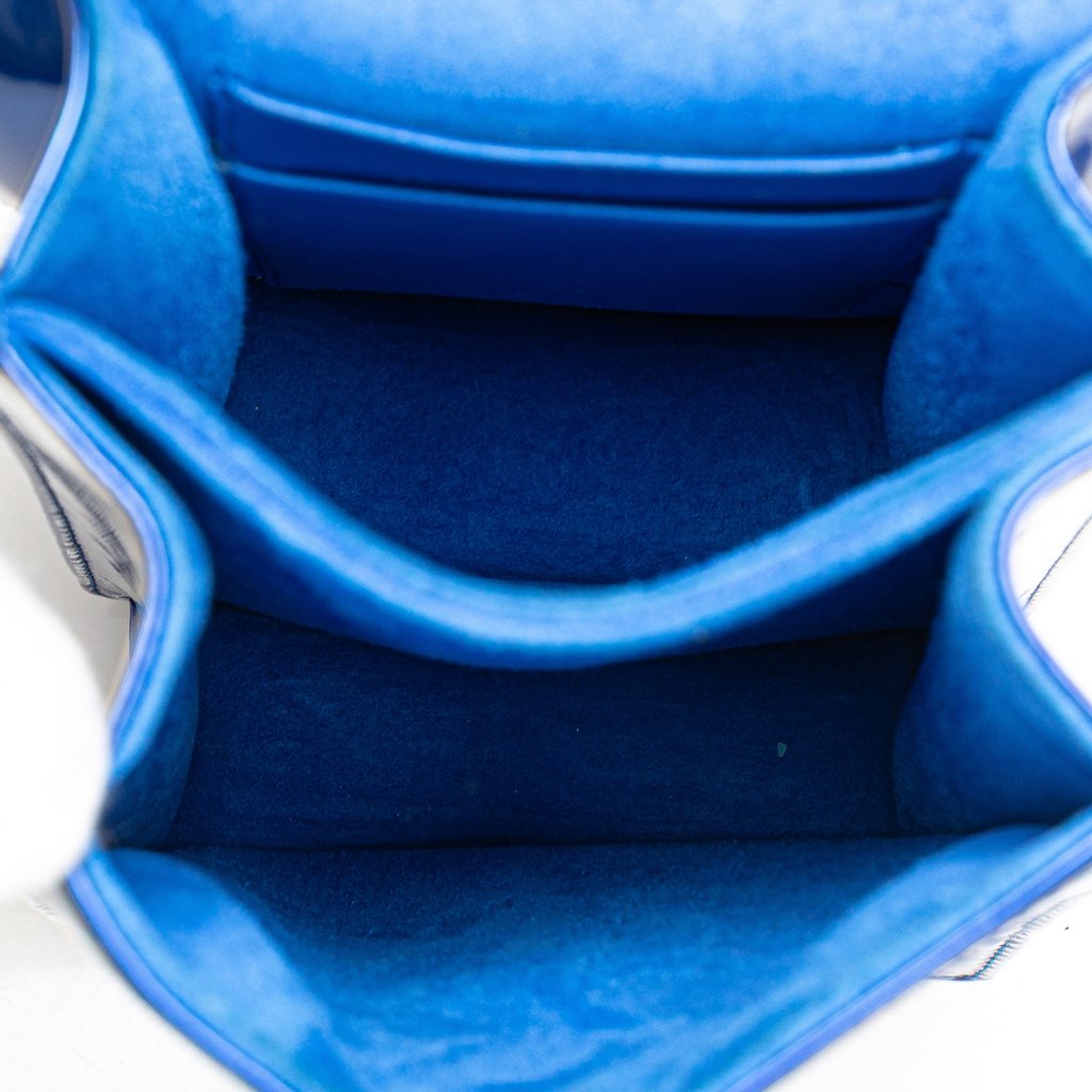 Dior Studded Patent Diorama Vertical Clutch - 4